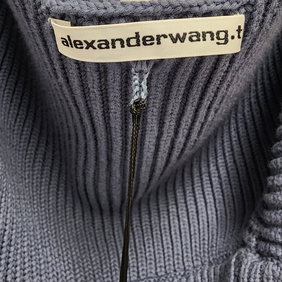 NWT Alexander Wang Blue Knit Shrug - Picture 7 of 8